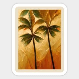 Tropical palm 4 Sticker